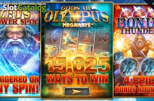 Οθόνη2. Gods of Olympus Megaways Κουλοχέρης