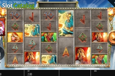 Οθόνη3. Gods of Olympus Megaways Κουλοχέρης