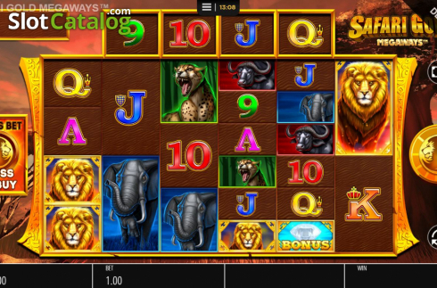 Οθόνη3. Safari Gold Megaways Κουλοχέρης