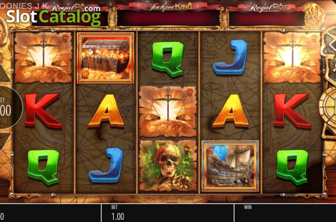Οθόνη3. The Goonies Jackpot King Κουλοχέρης 