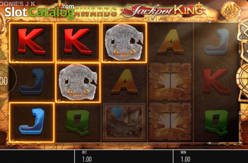 Οθόνη6. The Goonies Jackpot King Κουλοχέρης 