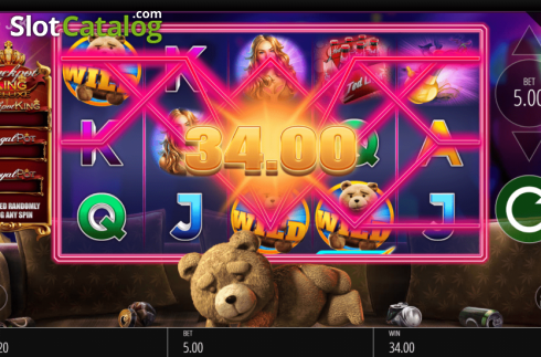 Οθόνη3. Ted Jackpot King Κουλοχέρης