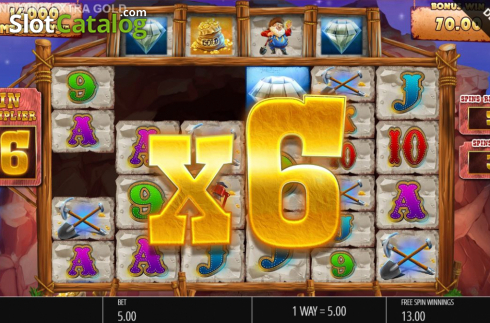 Οθόνη8. Diamond Mine Extra Gold Megaways Κουλοχέρης