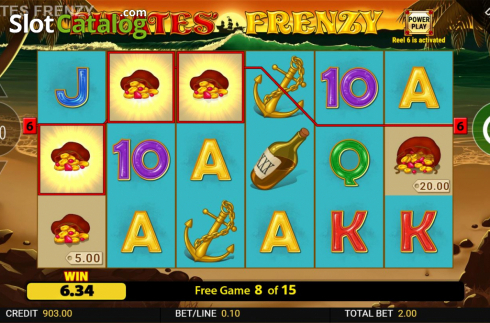 Οθόνη8. Pirates Frenzy Κουλοχέρης