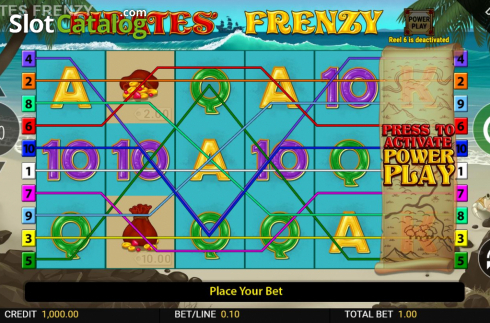 Οθόνη2. Pirates Frenzy Κουλοχέρης