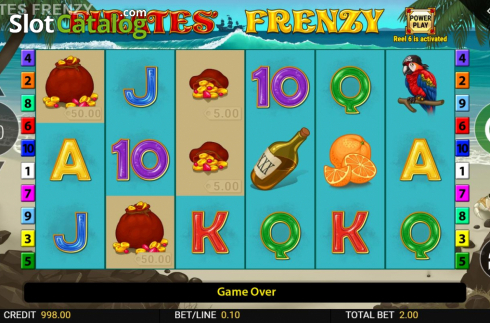 Οθόνη3. Pirates Frenzy Κουλοχέρης