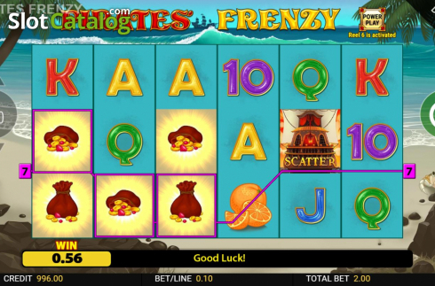 Οθόνη4. Pirates Frenzy Κουλοχέρης