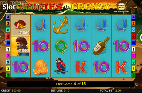 Οθόνη7. Pirates Frenzy Κουλοχέρης