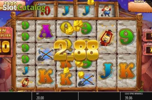 Οθόνη9. Diamond Mine Megaways All Action Κουλοχέρης