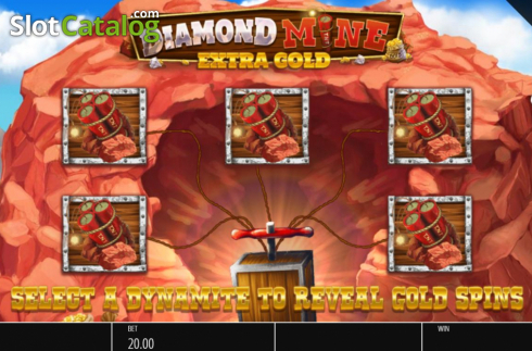 Οθόνη3. Diamond Mine Megaways All Action Κουλοχέρης