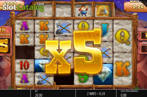 Οθόνη7. Diamond Mine Megaways All Action Κουλοχέρης