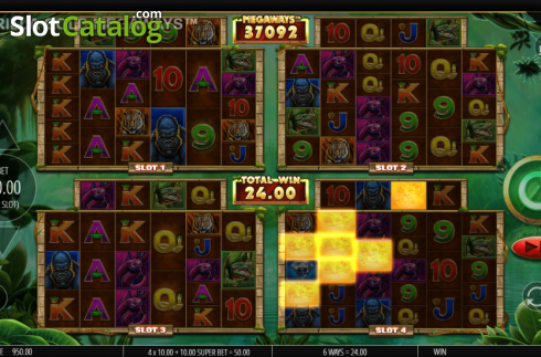 Οθόνη3. Gorilla Gold Megaways Κουλοχέρης