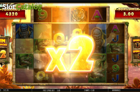 Οθόνη5. Gorilla Gold Megaways Κουλοχέρης