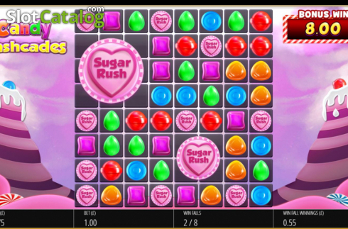 Οθόνη4. Candy Cashcades Κουλοχέρης