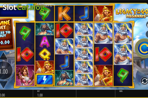 Οθόνη2. Legacy Of The Gods Megaways Κουλοχέρης