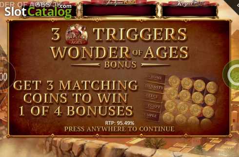 Οθόνη2. Wonder of Ages Κουλοχέρης