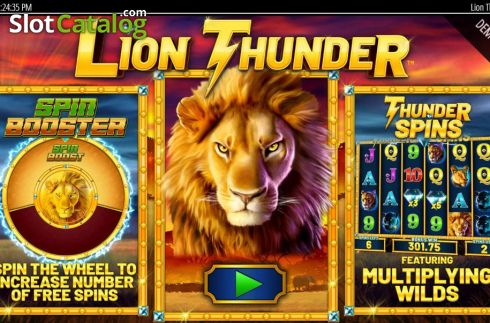 Οθόνη2. Lion Thunder Κουλοχέρης