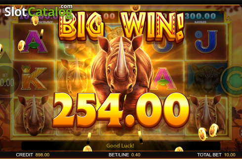 Οθόνη3. Rhino Rampage Lightning Spins Κουλοχέρης