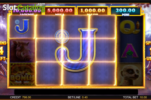 Οθόνη5. Rhino Rampage Lightning Spins Κουλοχέρης