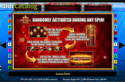 Οθόνη7. Fishin Frenzy Jackpot King Κουλοχέρης