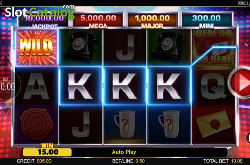 Οθόνη3. Deal or No Deal Lightning Spins Κουλοχέρης