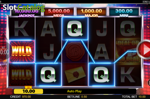Οθόνη4. Deal or No Deal Lightning Spins Κουλοχέρης