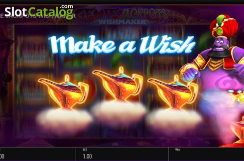 Οθόνη3. Genie Jackpots Wishmaker Κουλοχέρης