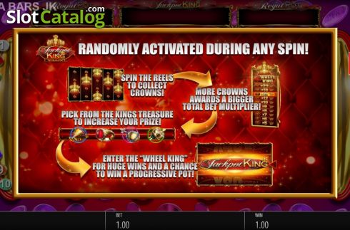 Οθόνη9. Megabars Jackpot King Κουλοχέρης