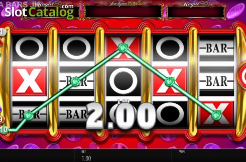 Οθόνη7. Megabars Jackpot King Κουλοχέρης