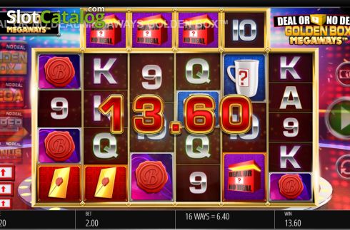 Οθόνη3. Deal or No Deal Megaways The Golden Box Κουλοχέρης