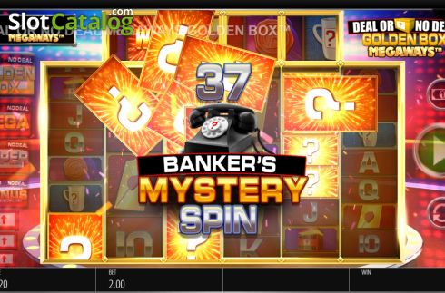 Οθόνη4. Deal or No Deal Megaways The Golden Box Κουλοχέρης