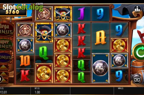 Οθόνη2. Pirates Bounty Megaways Κουλοχέρης