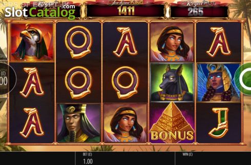 Οθόνη2. Wonders of Egypt Jackpot King Κουλοχέρης