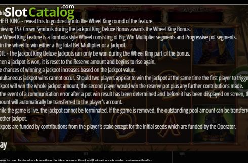 Οθόνη8. Wonders of Egypt Jackpot King Κουλοχέρης