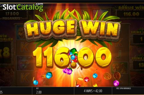 Οθόνη4. Big Cat King Megaways Κουλοχέρης 