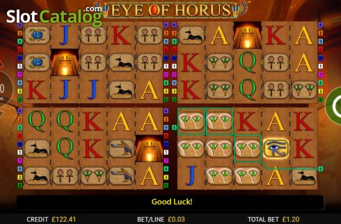 Οθόνη2. Eye Of Horus Power 4 Slots Κουλοχέρης