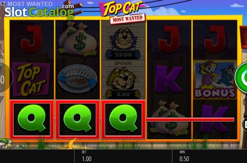 Οθόνη6. Top Cat Most Wanted Κουλοχέρης
