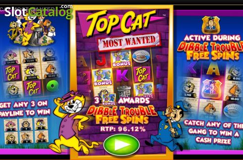 Οθόνη2. Top Cat Most Wanted Κουλοχέρης