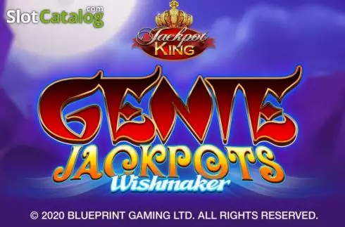 Genie Jackpots Wishmaker Jackpot King Λογότυπο Genie Jackpots Wishmaker Jackpot King Λογότυπο