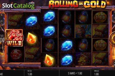 Οθόνη4. Rolling in Gold Κουλοχέρης