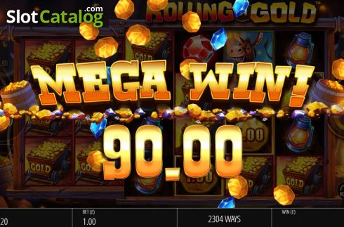 Οθόνη8. Rolling in Gold Κουλοχέρης