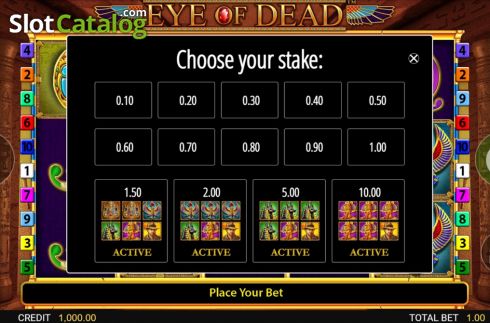 Οθόνη3. Eye of Dead Κουλοχέρης 
