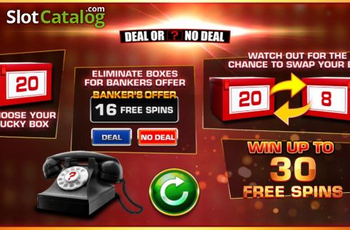 Οθόνη2. Deal or No Deal Golden Game Κουλοχέρης