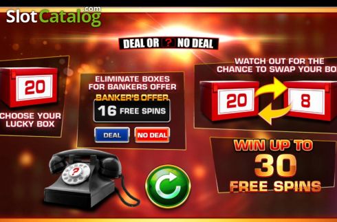 Οθόνη6. Deal or No Deal Golden Game Κουλοχέρης