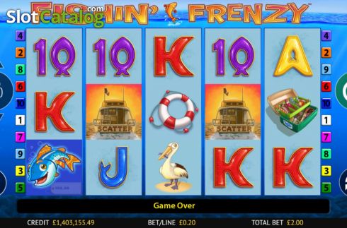 Οθόνη2. Fishin Frenzy Spin Boost Κουλοχέρης