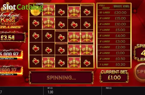 Οθόνη6. Jackpot King Prize Lines Κουλοχέρης 