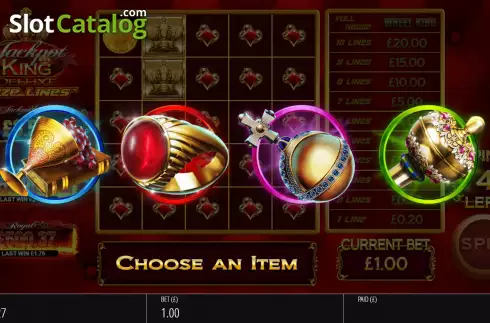 Οθόνη8. Jackpot King Prize Lines Κουλοχέρης 