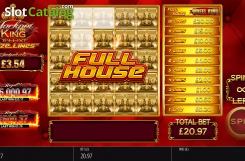Οθόνη4. Jackpot King Prize Lines Κουλοχέρης 