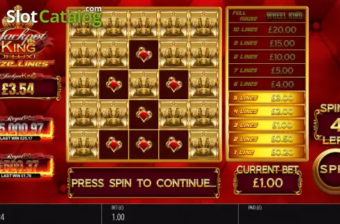 Οθόνη3. Jackpot King Prize Lines Κουλοχέρης 