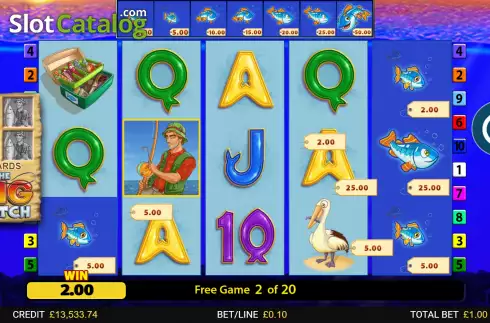 Οθόνη4. Fishin' Frenzy The Big Catch Κουλοχέρης 